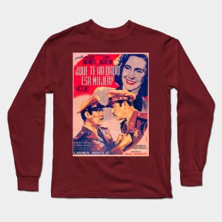 Vintage Mexican Cinema Icons Long Sleeve T-Shirt